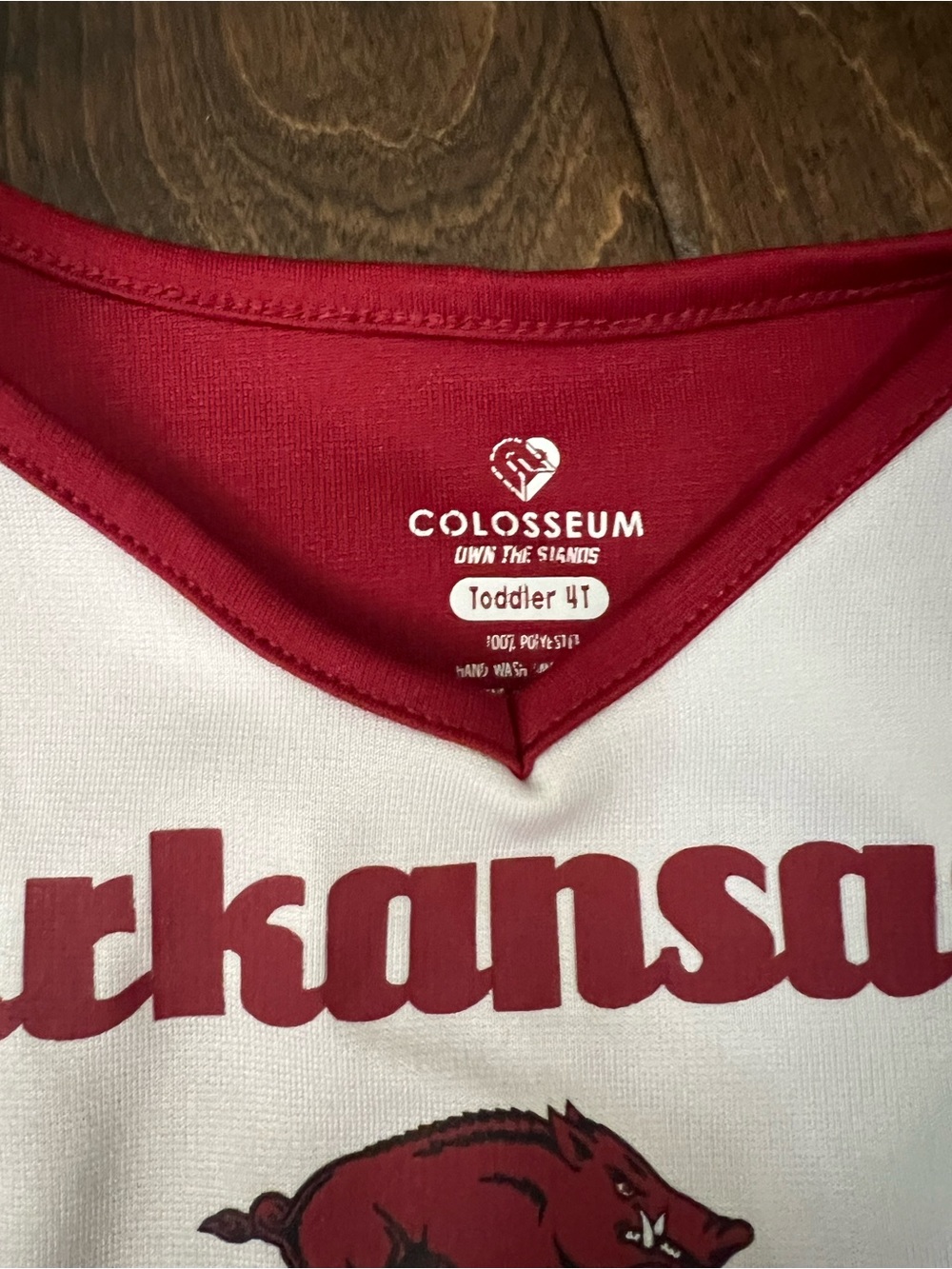 Arkansas Razorbacks Cheer Uniform - Picture 5 of 6